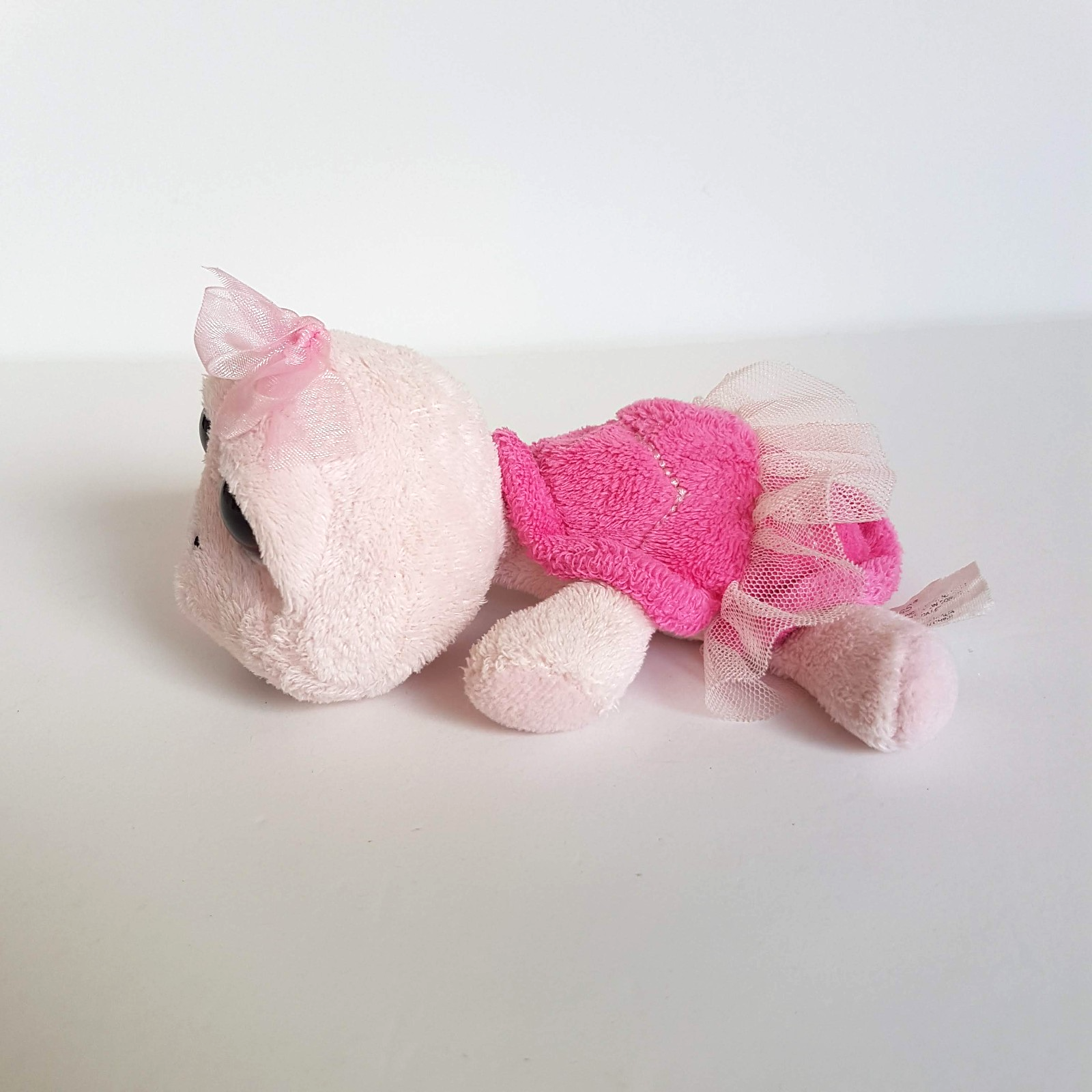 RUSS Lil Peepers BALLERINA TURTLE Pink 5" Plush Stuffed Animal Soft Toy Big Eyes2