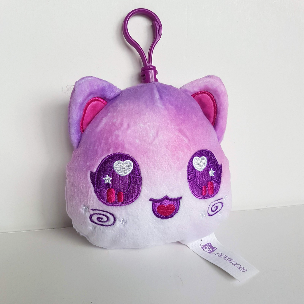 Aphmau Celestial GALAXY CAT KEY RING Meemeows Key Chain Clip On Plush Soft Toy0