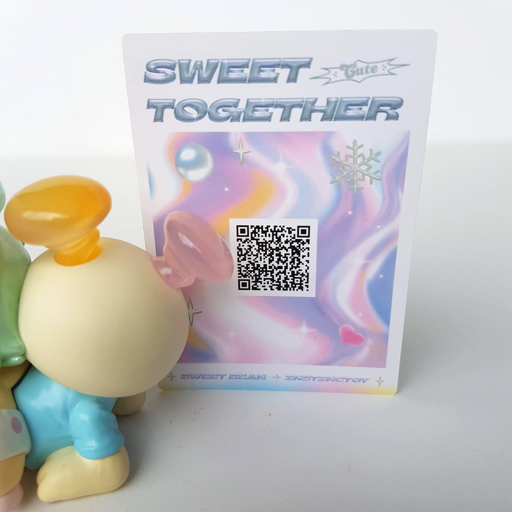 Pop Mart SWEET BEAN x INSTINCTOY Booo Ma Sweet Bean 7cm + Card Figure Pastel Toy7