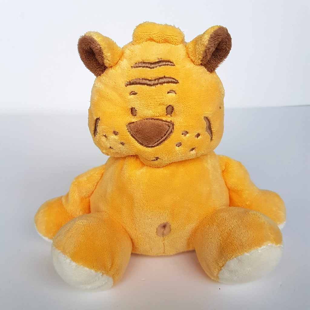 Bright Start ORANGE CAT TIGER Plush Stuffed Animal Soft Toy Cute WA Jacobs Cute1