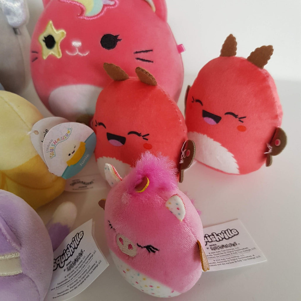 SQUISHMALLOWS PLUSH LOT McDonalds Stuffed Animals Soft Toy SMALL Cute Kids Toys9