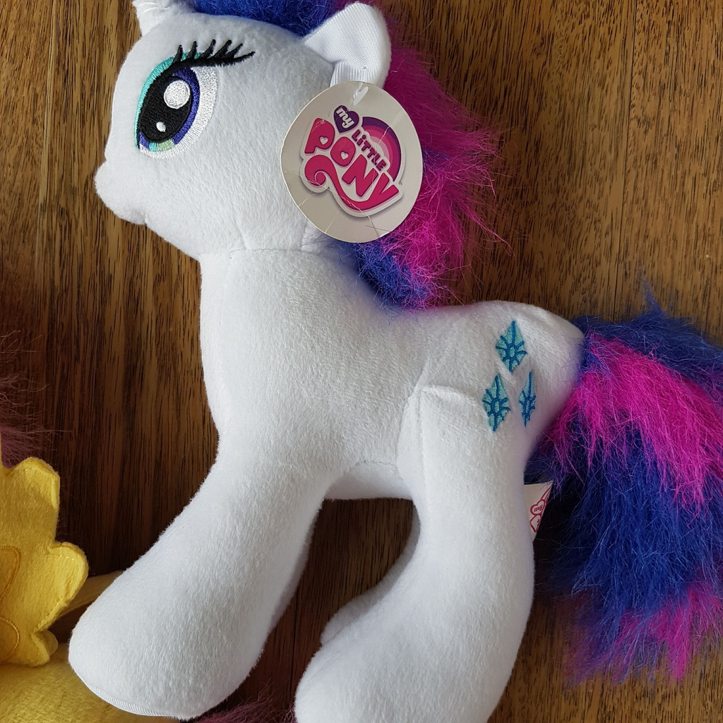 My Little Pony RARITY + FLUTTERSHY Plush Stuffed Animal Horse Soft Toy Cute3