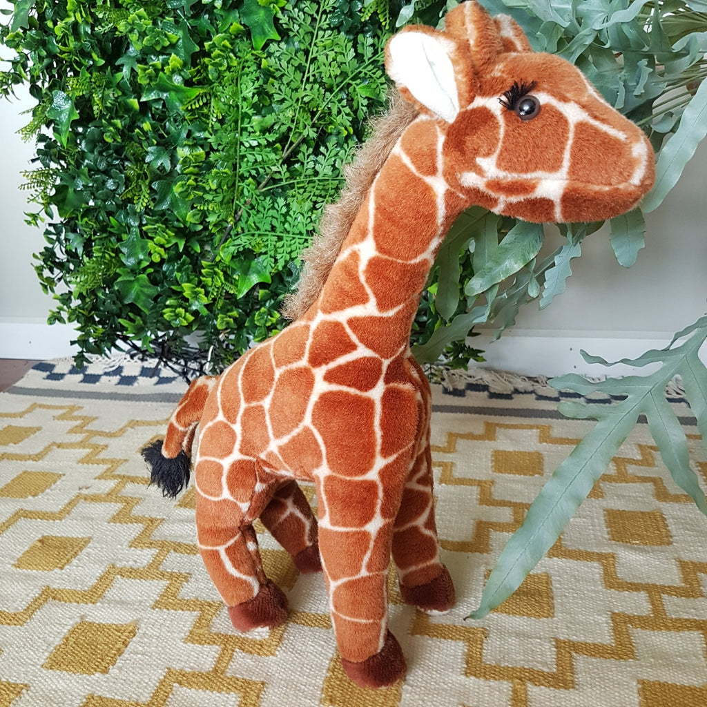Tomfoolery GIRAFFE Plush Stuffed Animal 43cm Safari Zoo Soft Toy Cute Spotty Toy0