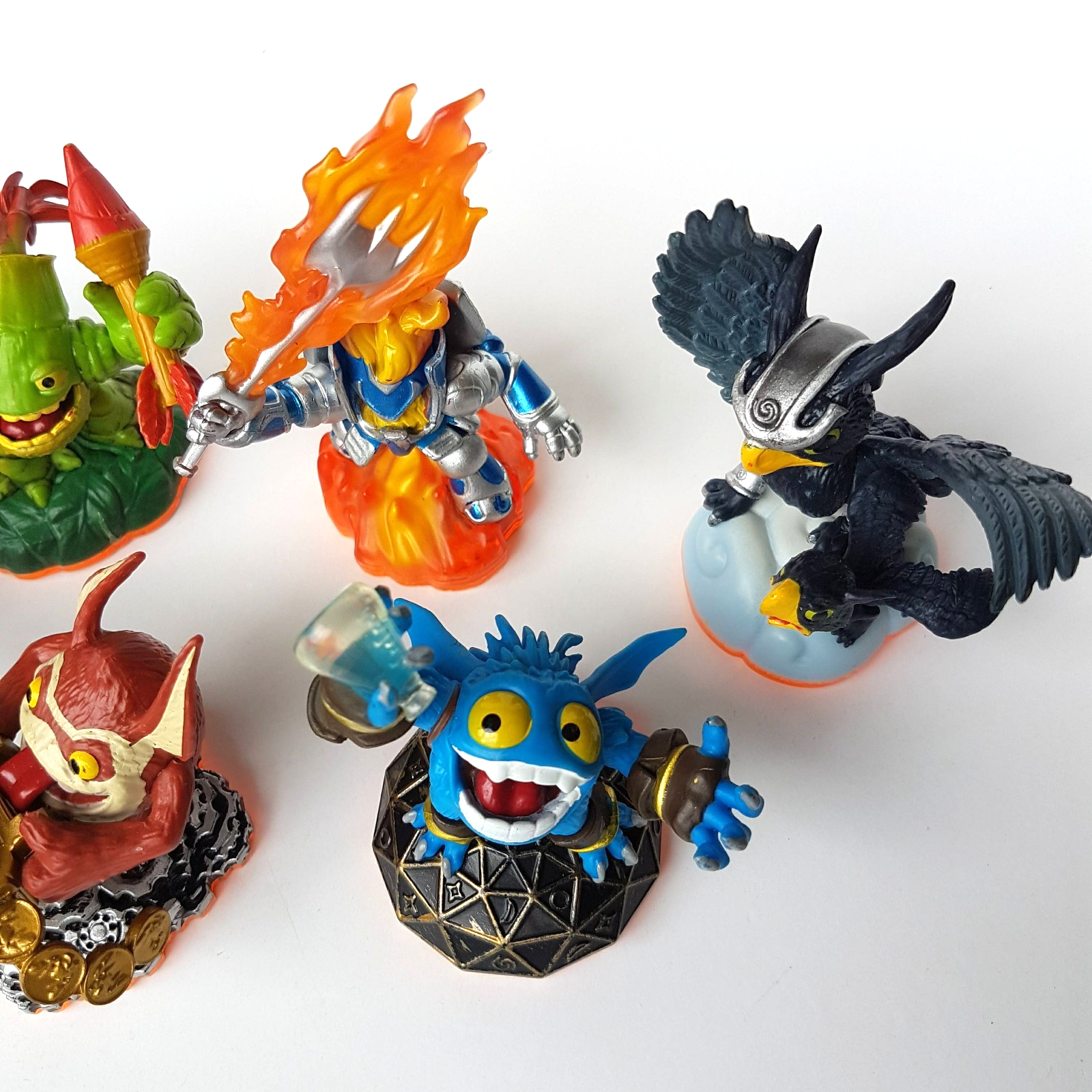 Skylanders GIANTS LOT Drobot LightCore Ignitor Sonic Boom Pop Fizz Zook Trigger4
