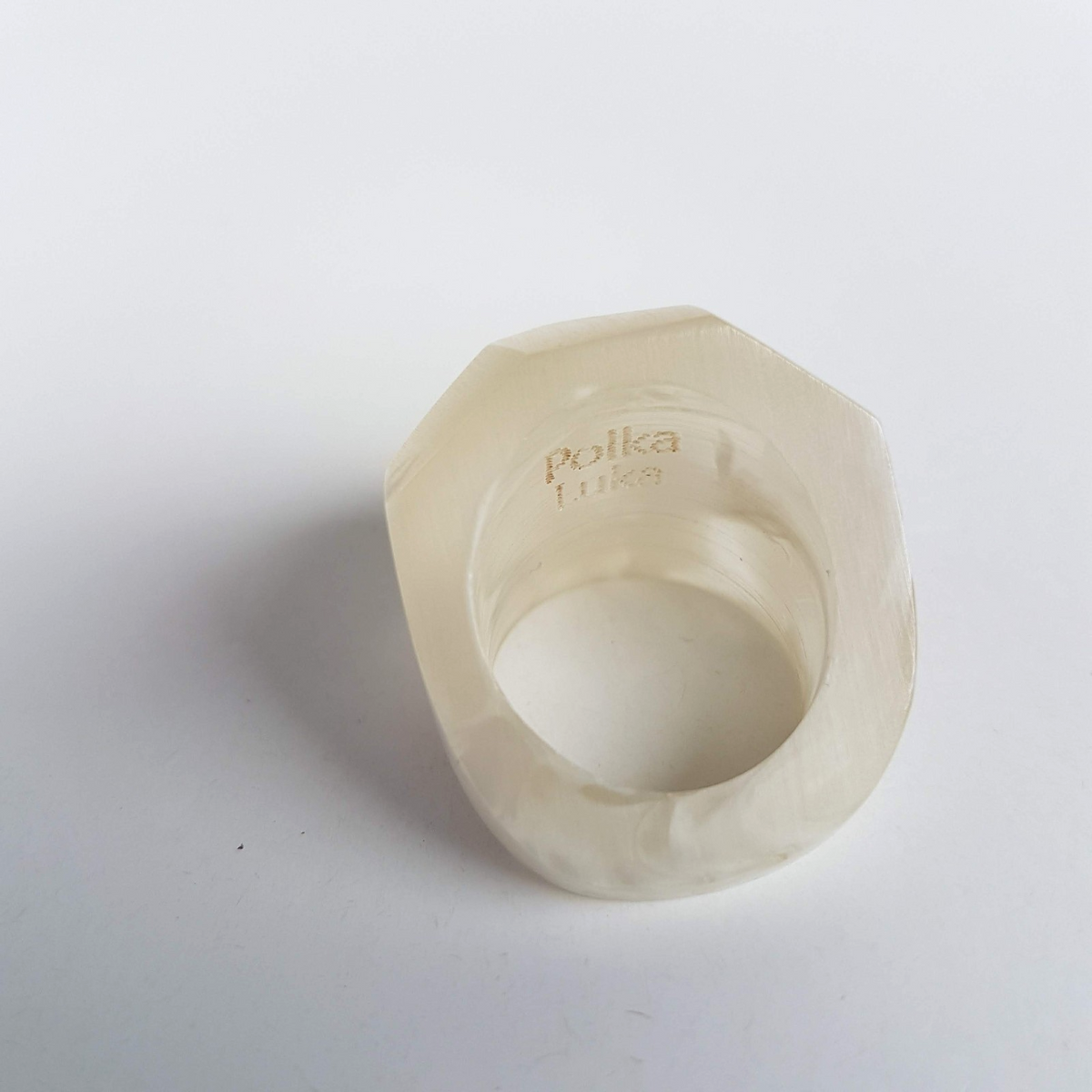 RESIN RING LOT Plastic Acrylic Resin Timber Stripe Chunky Fashion Polka Luka3