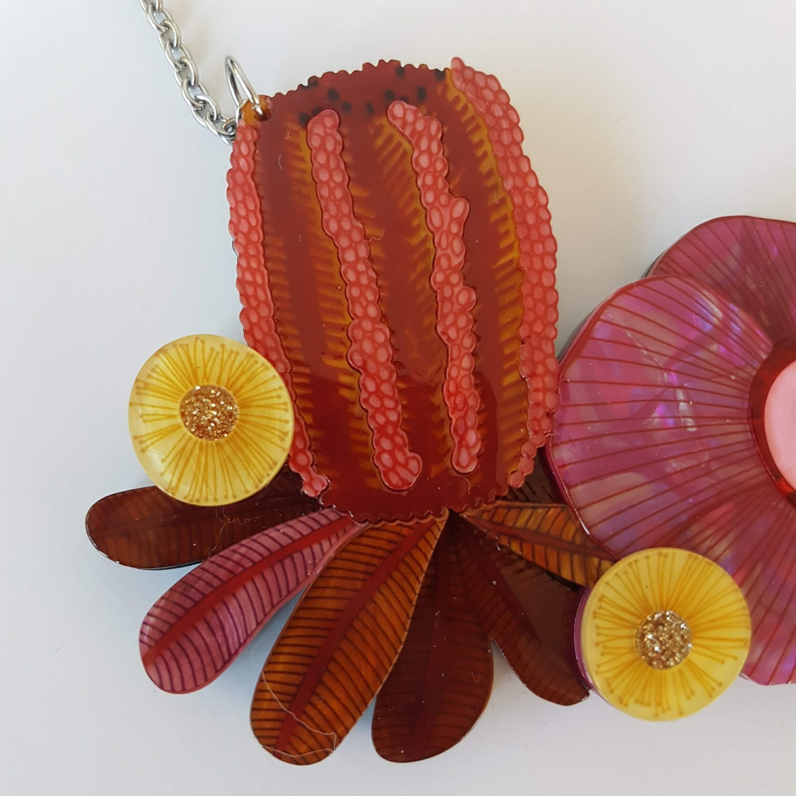 Erstwilder 2021 FLORA ANTIPODEA Necklace Jocelyn Proust Statement Piece Flowers2