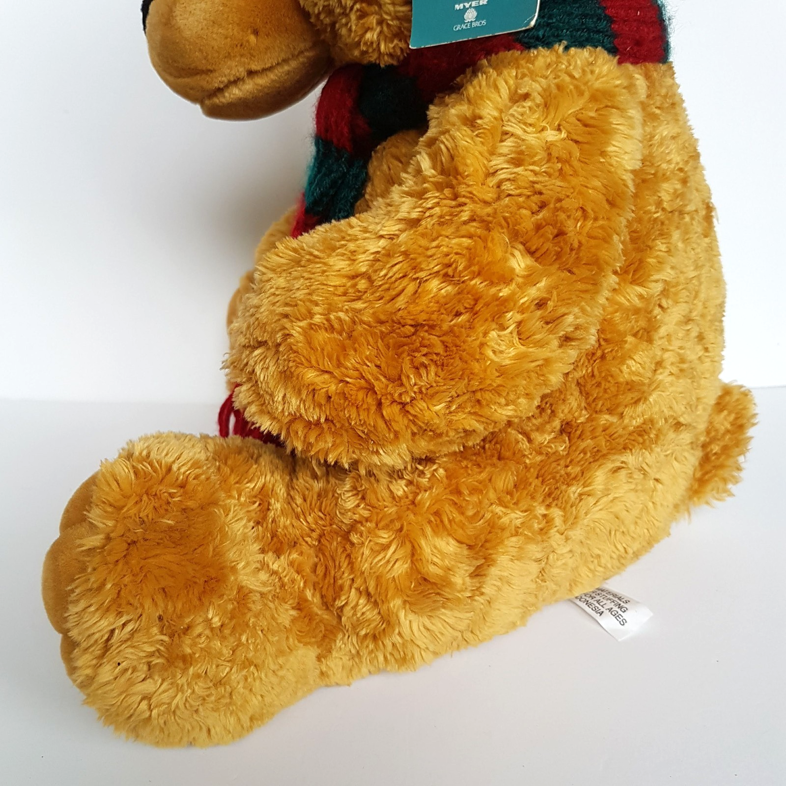Myer Grace Brothers CHRISTMAS BEAR Plush Teddy Bear 35cm VINTAGE Stuffed Animal14
