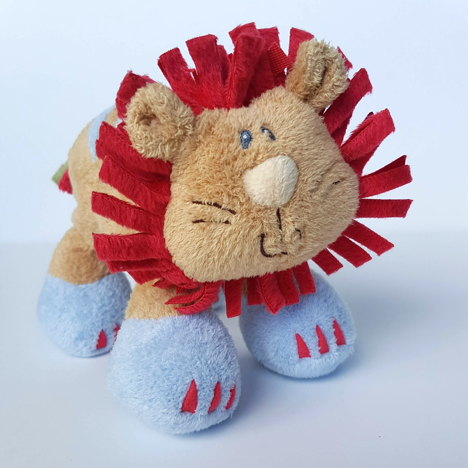 Baby Gund WOODLES LITTLE LION Rumba Baby Rattle 7" Plush Soft Toy Stuffed Animal2