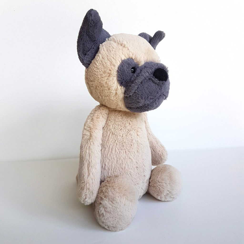 Jellycat BASHFUL PUG Dog Rare Floppy Puppy Soft Toy Stuffed Animal Cuddle Cute1