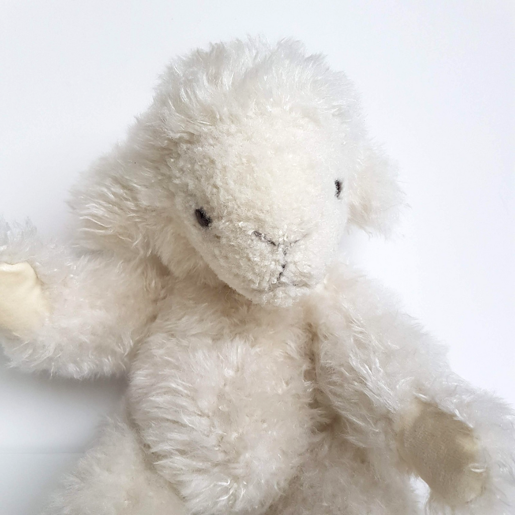 Settle Bears SOFT GREY LAMB Plush 5 Way Jointed 45cm Stuffed Animal Soft Toy1