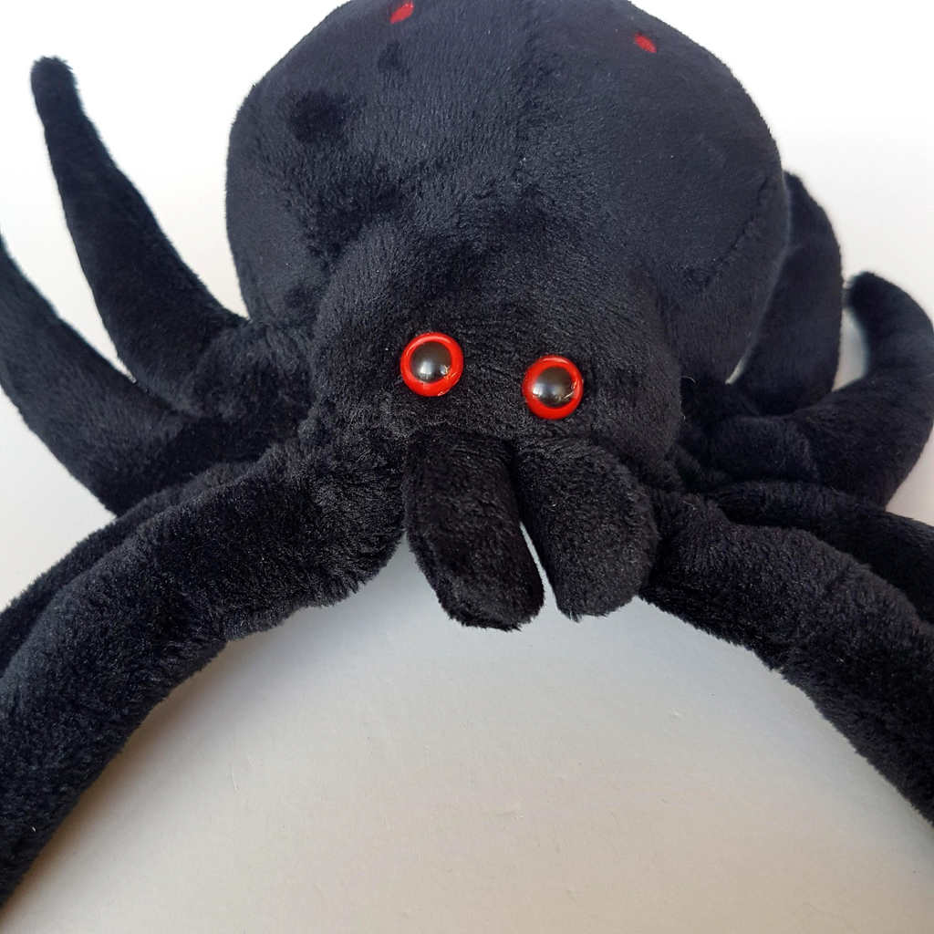Elka Australian REDBACK SPIDER 21cm Arachnid Soft Toy Plush Stuffed Animal Bug6