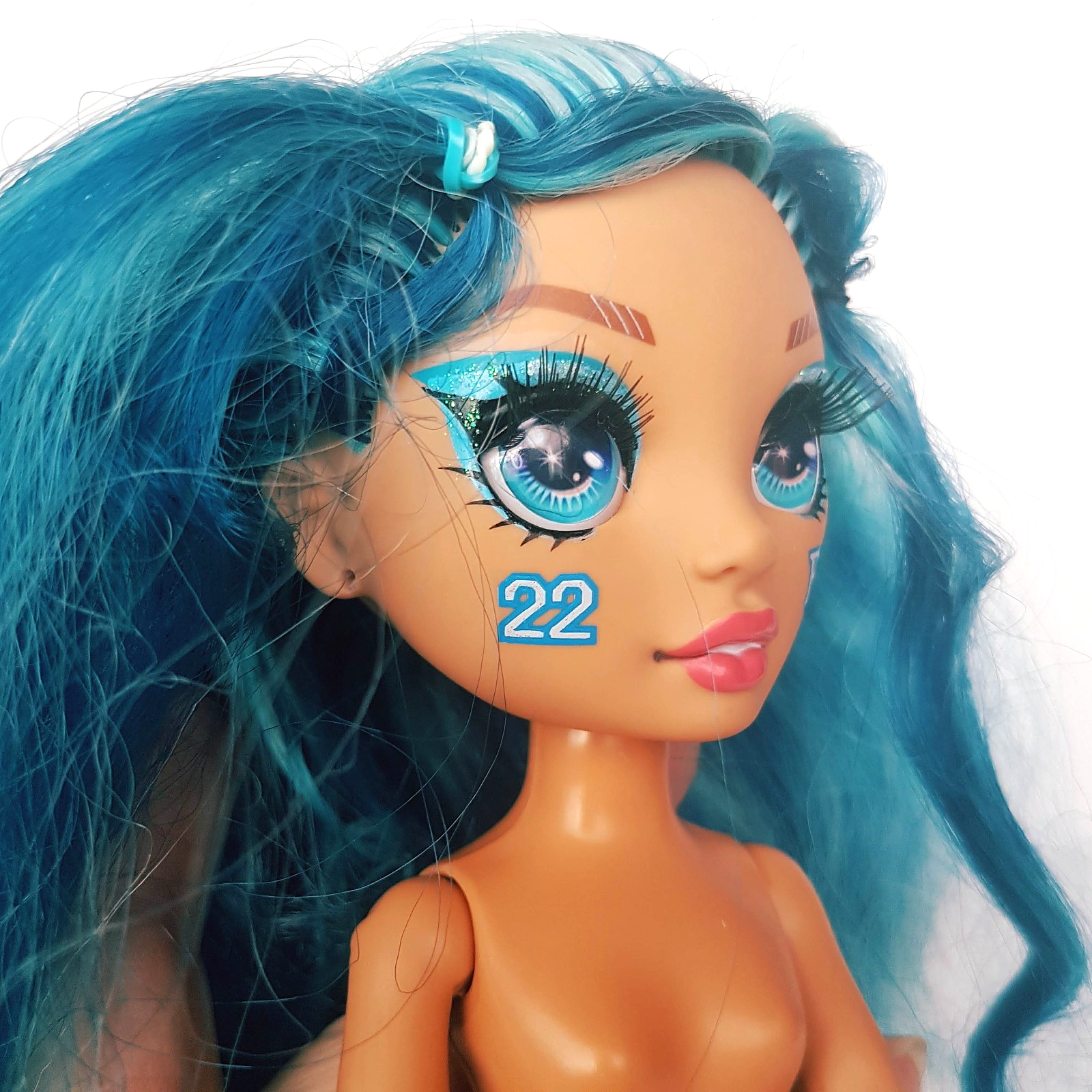 Rainbow High CHEERLEADER SKYLAR Bradshaw Fashion Doll Blue Cheer Blue Doll Toy14