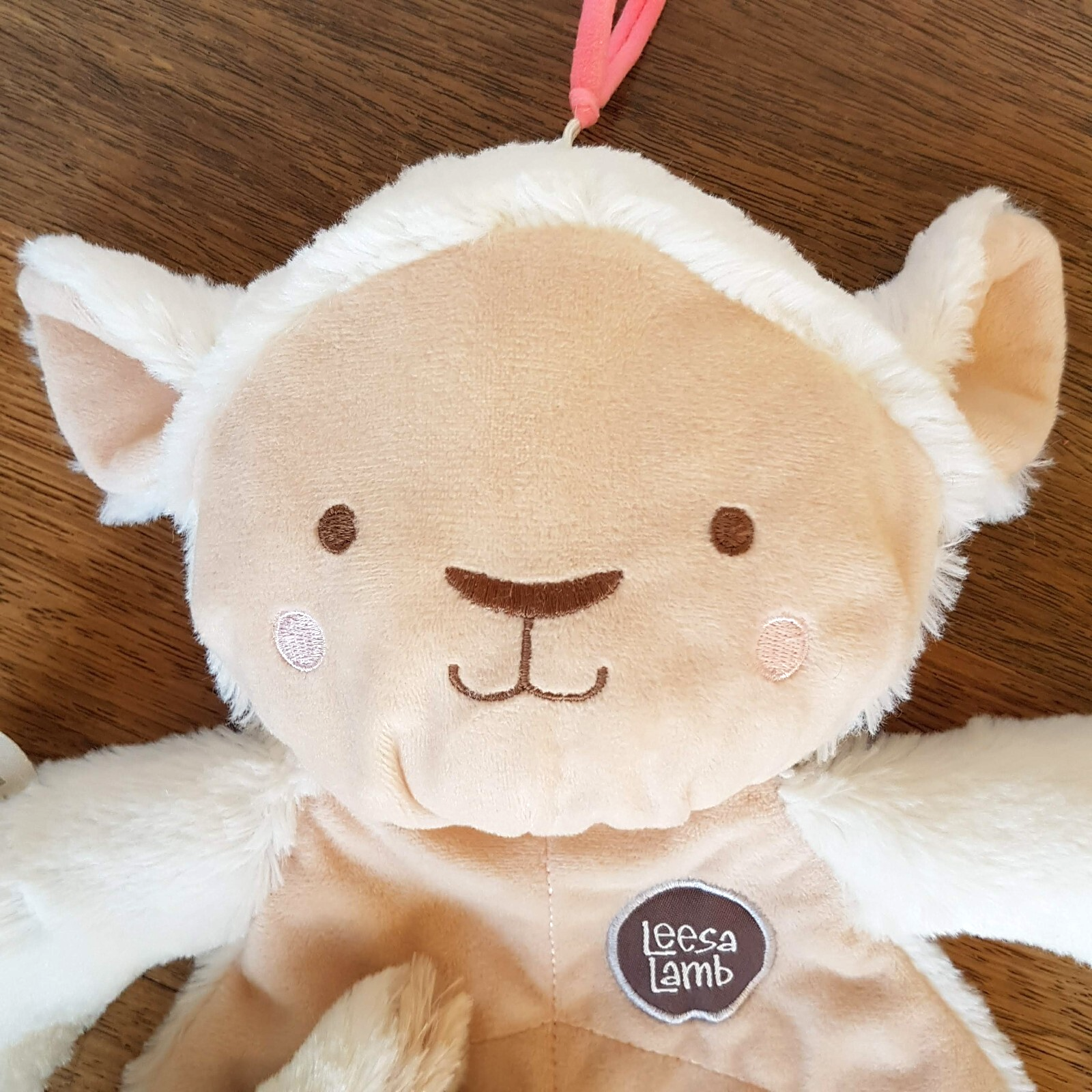 LEESA LAMB Baby Lovey SET Comforter Plush Soft Toy LEE LAMB Rattle Security Toy1