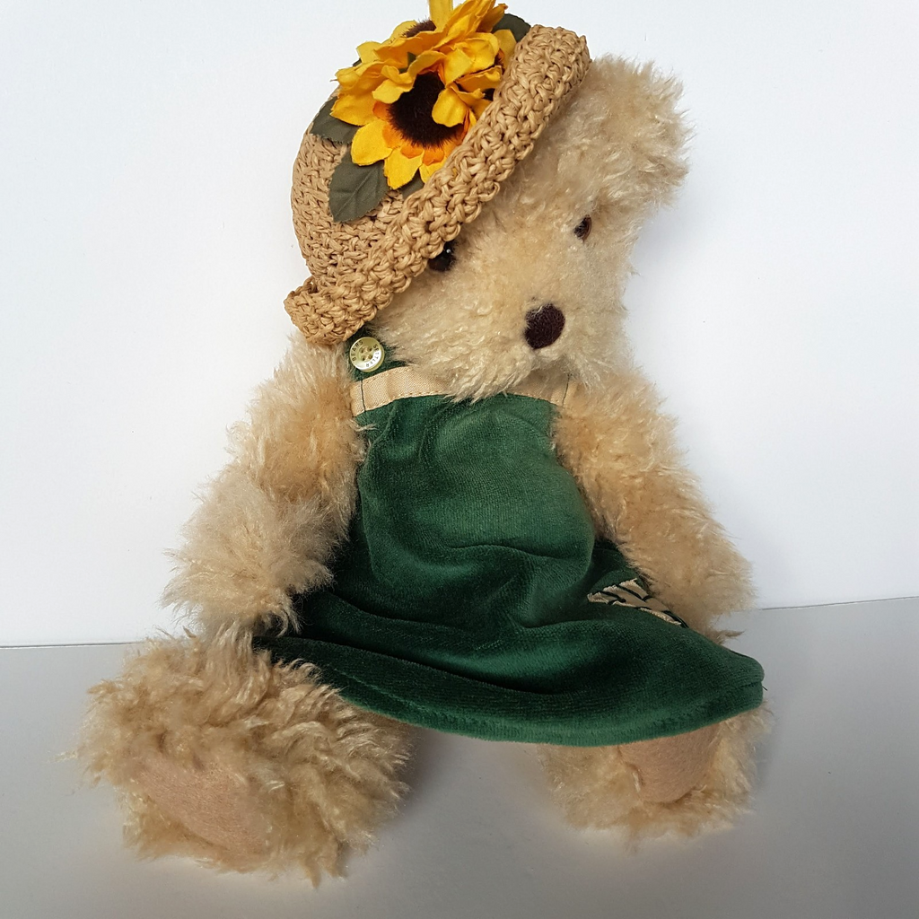 SETTLER BEARS Teddy Plush 5 Way Jointed 31cm Dress Stuffed Animal Soft Toy Cute3