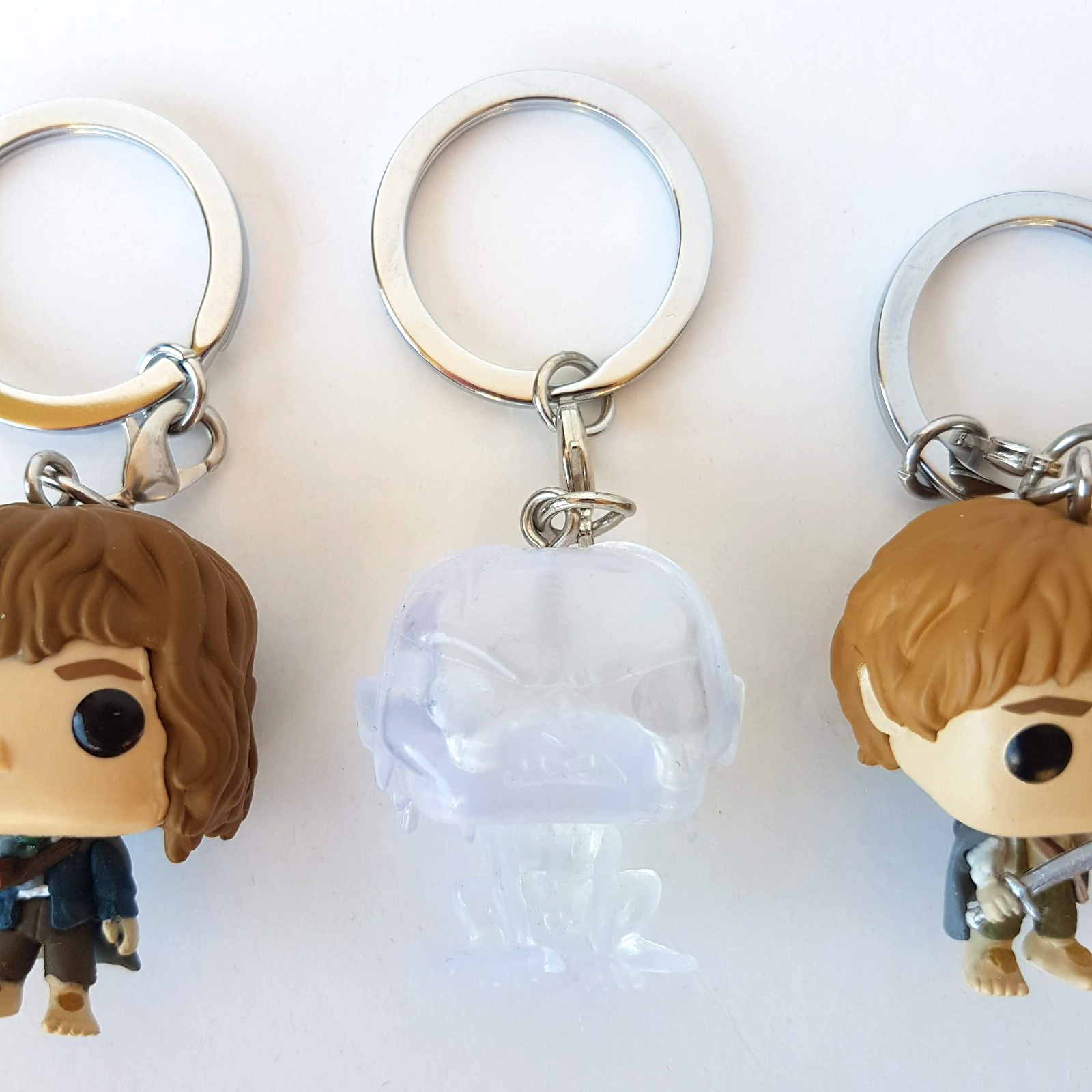 Funko Lord of the Rings SAM PIPPIN INVISIBLE GOLLUM Pocket Pop Mystery Keychain2