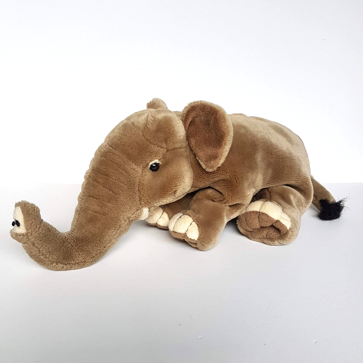 K&M International FLOPPY ELEPHANT Plush 38cm Stuffed Animal Soft Toy Zoo Animal0