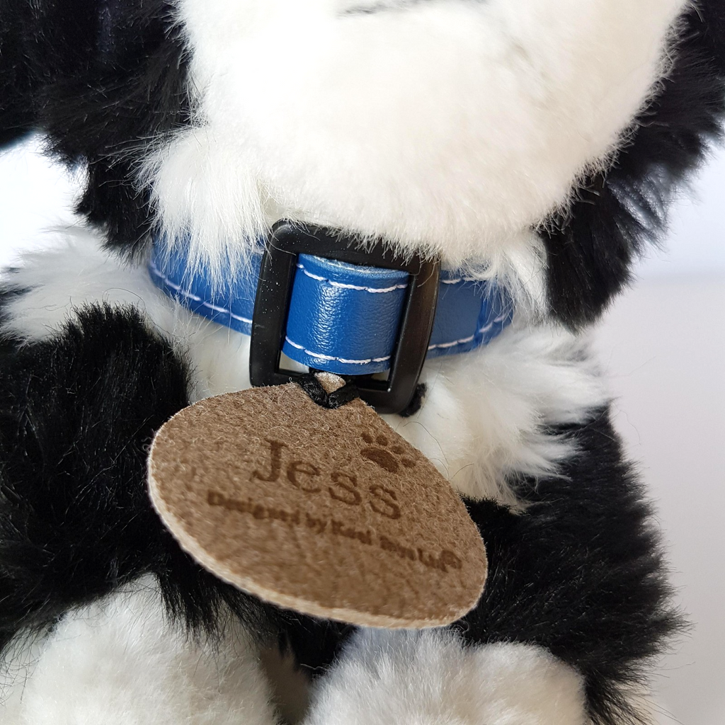 Keel Toys JESS BORDER COLLIE Dog Puppy Plush Soft Toy Stuffed Animal Black White7