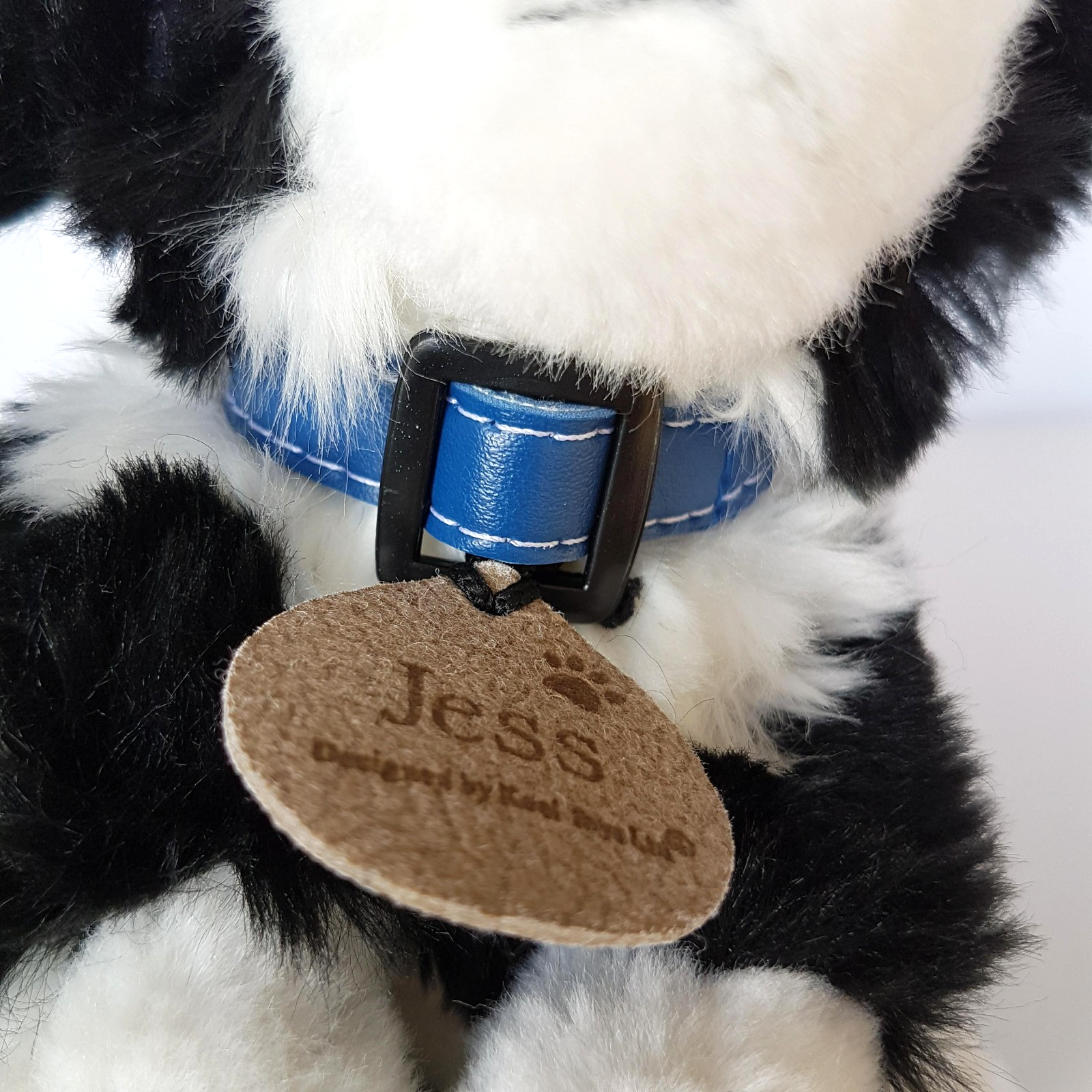 Keel Toys JESS BORDER COLLIE Dog Puppy Plush Soft Toy Stuffed Animal Black White7