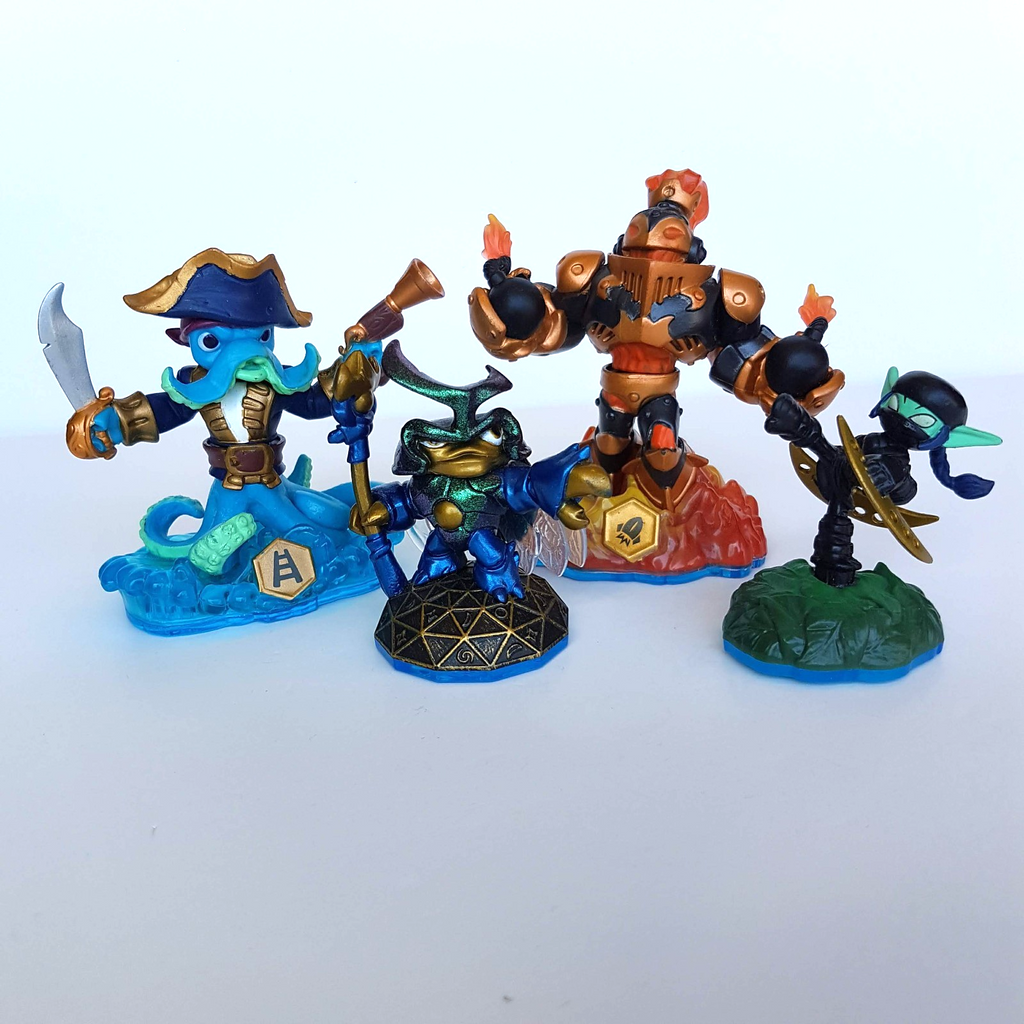 Skylanders SWAP FORCE LOT Blast Zone Wash Buckler Dune Bug Ninja Stealth Elf S30