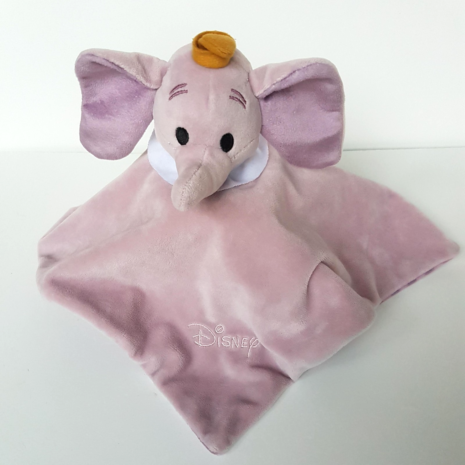 Disney PURPLE DUMBO Lovey Plush Elephant Security Comforter Blanket Soft Toy1