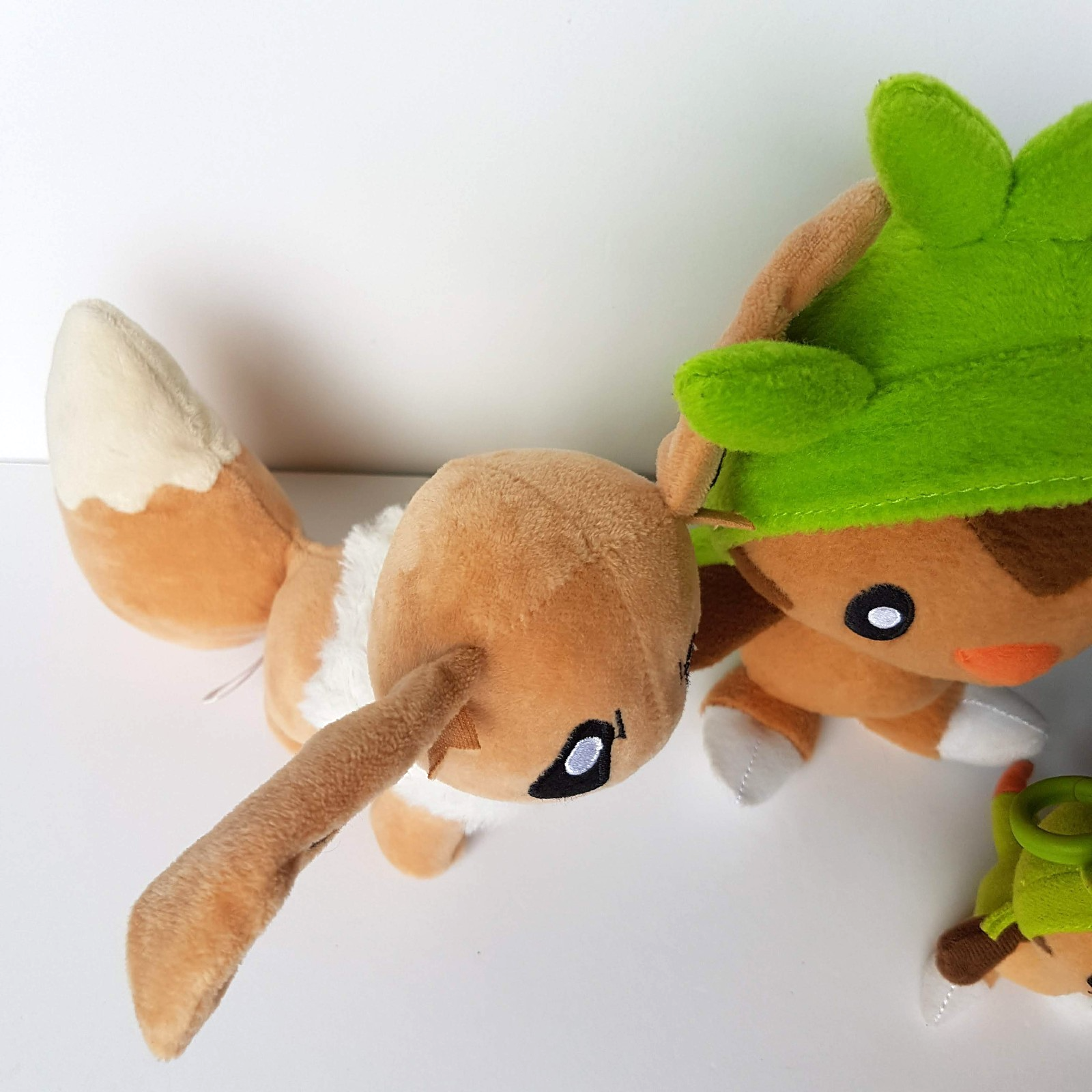 Pokemon CHESPIN ZORUA EEVEE Plush KEYCHAIN Toys Gaming Nintendo Soft Toy Bundle8