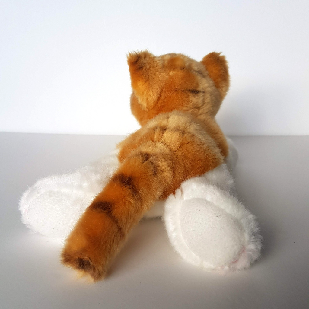 Cuddly Critters GINGER CAT Kitten Plush Stuffed Animal Soft Toy 24cm long Cuddly6