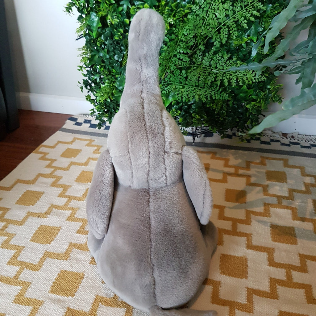 Korimco LARGE ELEPHANT 45cm Plush Grey Stuffed Animal Soft Toy Safari Animal Toy3