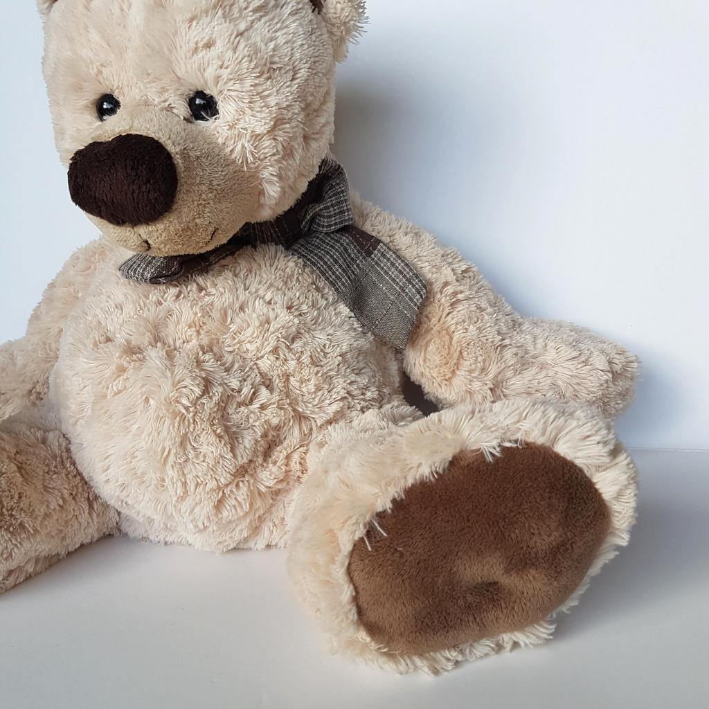 Teddy & Friends TEDDY BEAR Soft Toy 38cm Stuffed Animal Floppy Cuddly Cute Beige3