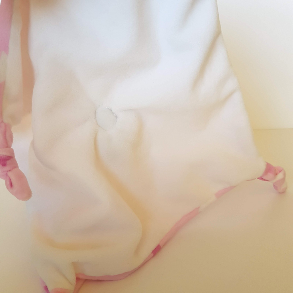 Little Linen PINK BUNNY RABBIT Lovey Security Blanket Comforter Plush Soft Toy4