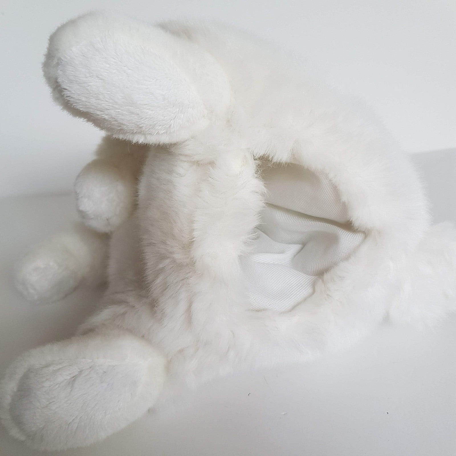 Folkmanis WHITE BUNNY RABBIT PUPPET Plush Stuffed Animal Soft Toy Super Adorable7