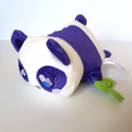 Aphmau MeeMeows PANDA CAT Safari Collection 15cm Purple White Soft Toy Animal0