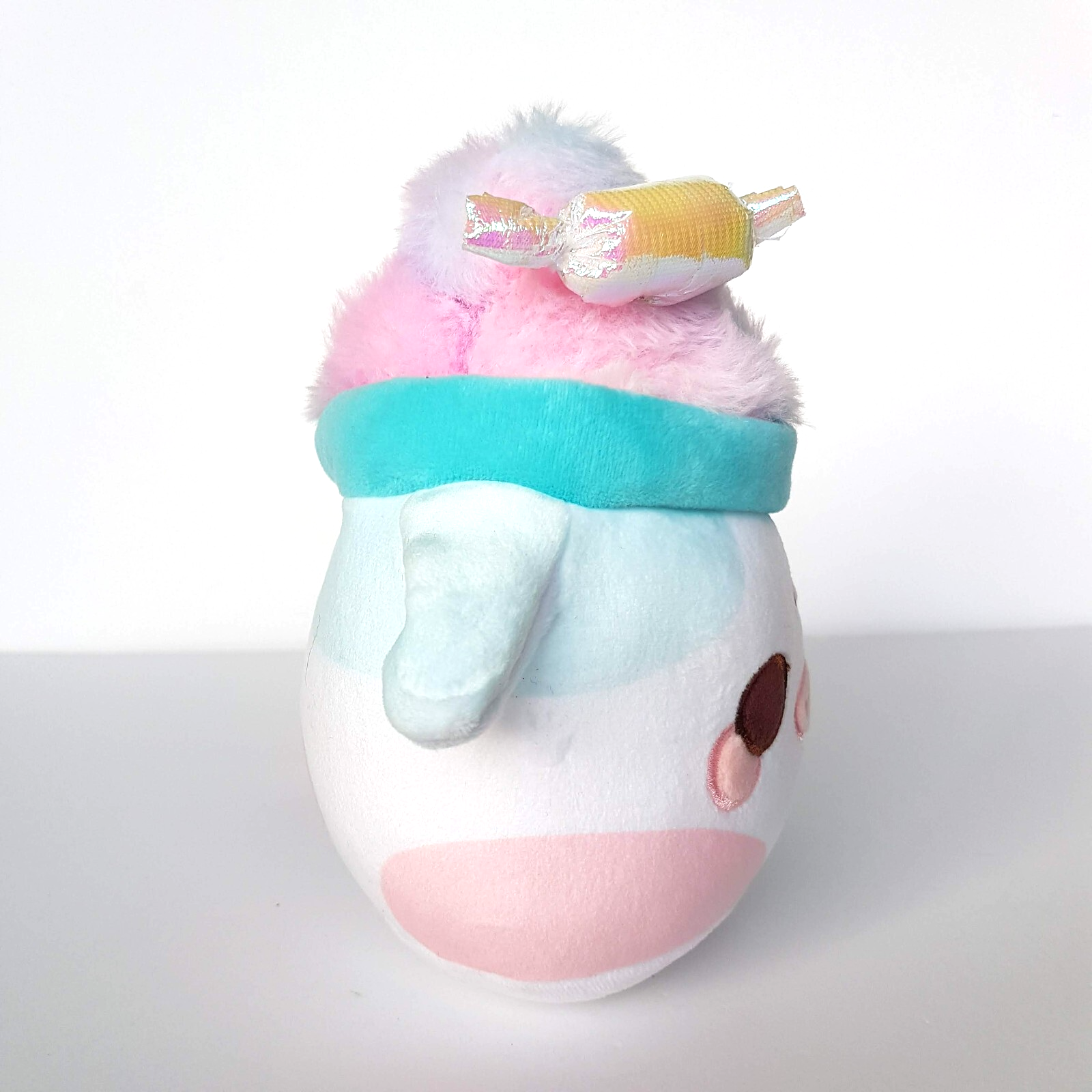 Cuddle Barn MOOSHAKE COTTON CANDY COW Plush 19cm Stuffed Animal Food Soft Toy2