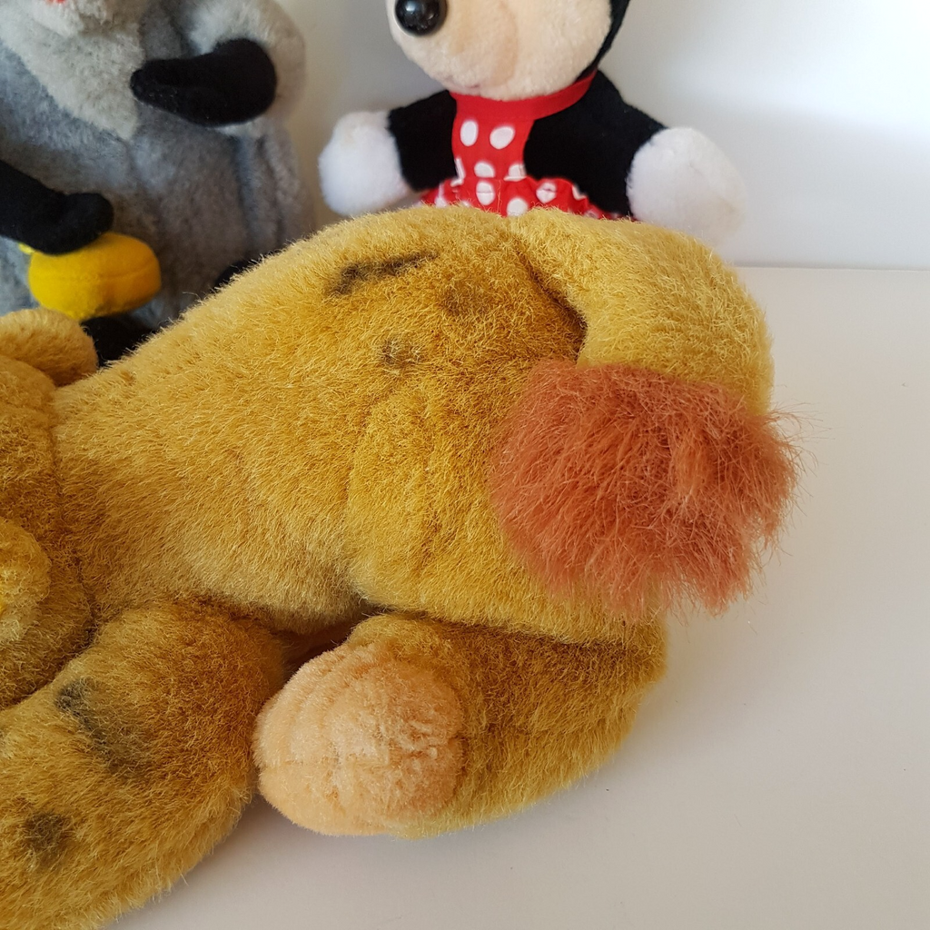 VTG Disney Pocahontas Meeko Minnie Mouse Simba Plush Stuffed Animal Soft Toy4
