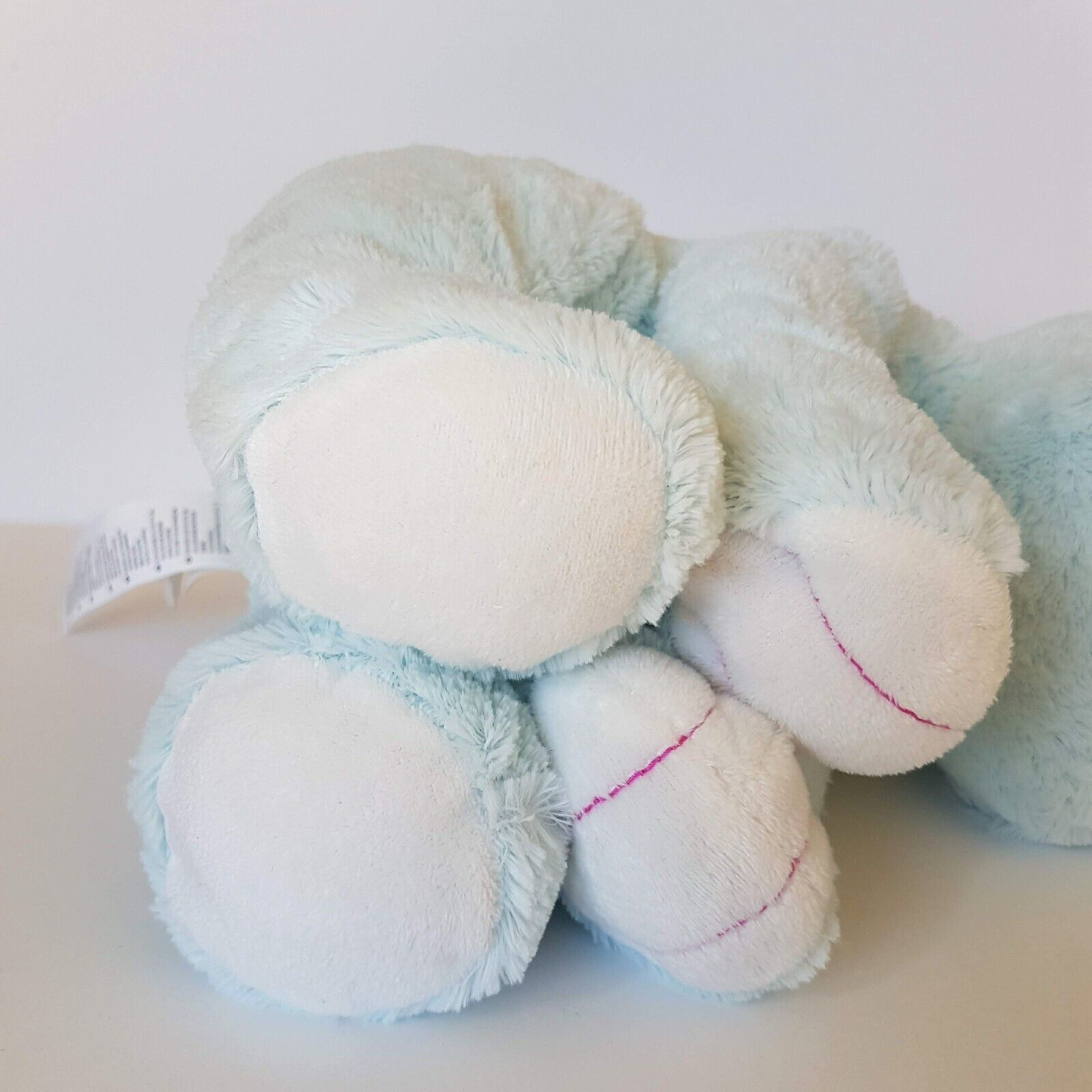 Animal Alley HIPPO Plush Pastel Blue 10” Soft Toy Floppy Lovey Stuffed Animal7