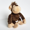 Nici BROWN MONKEY Plush Soft Toy 22cm Stuffed Animal Farm Floppy Cuddly TAGS0