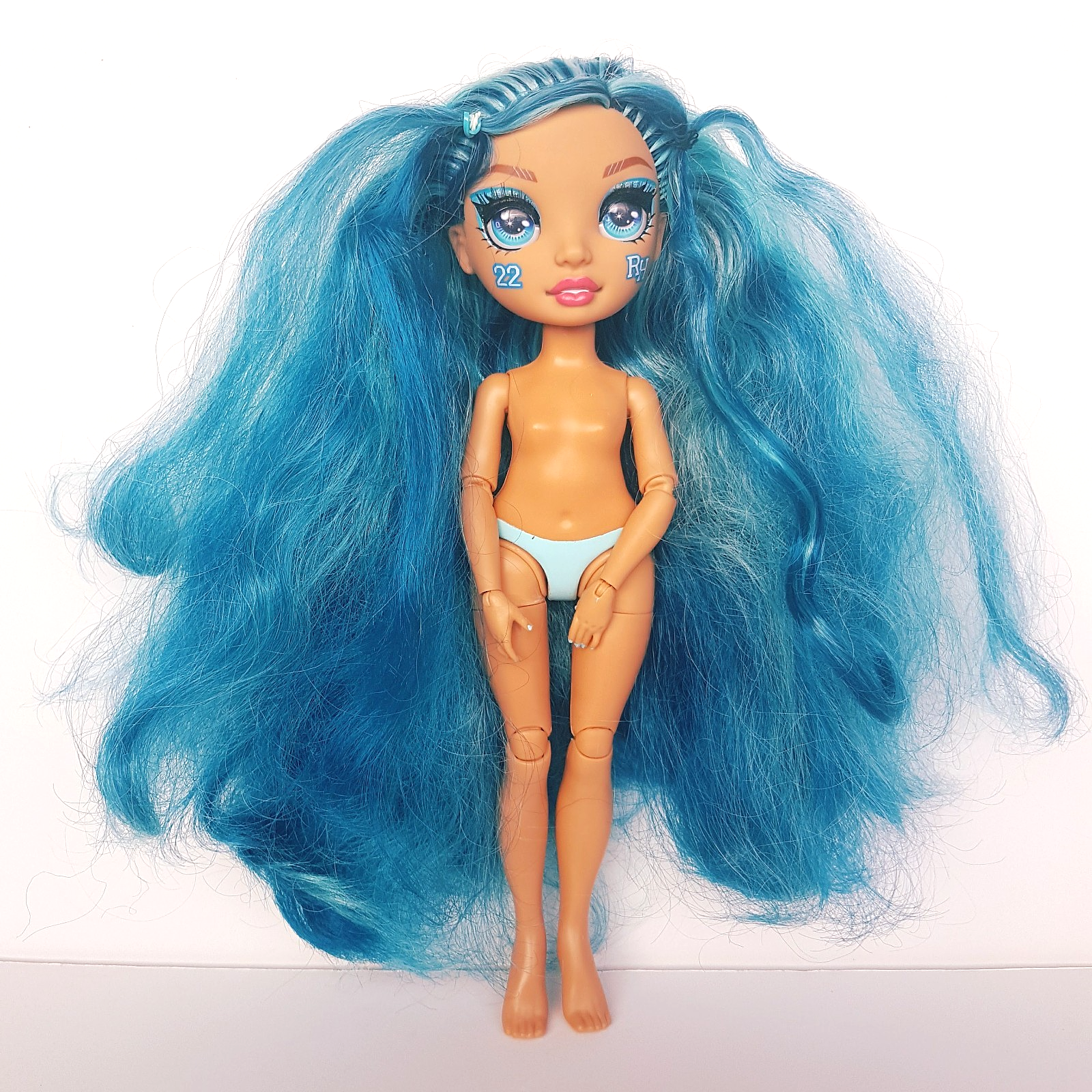 Rainbow High CHEERLEADER SKYLAR Bradshaw Fashion Doll Blue Cheer Blue Doll Toy0