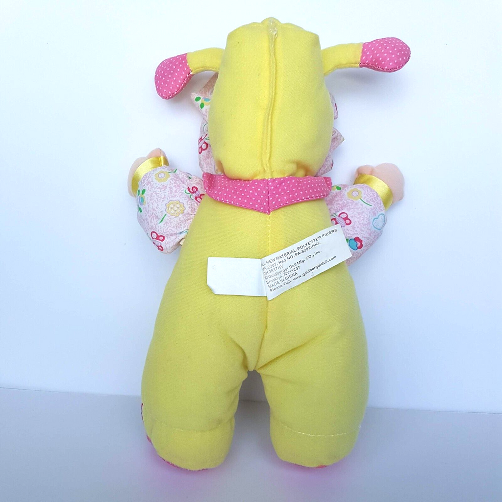 Goldberger LOVE BUG Doll 11” Pastel Baby Vinyl Face Cuddle Lovey Sleep Kids Toy10