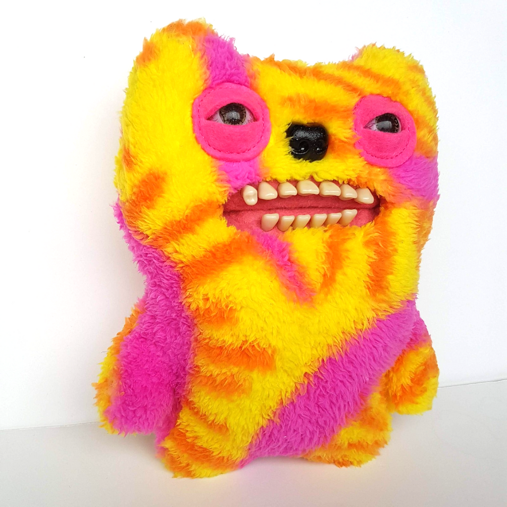 Fuggler LABORATORY MISFITS Funny Ugly Monster Plush Scary Pink Yellow Soft Toy3