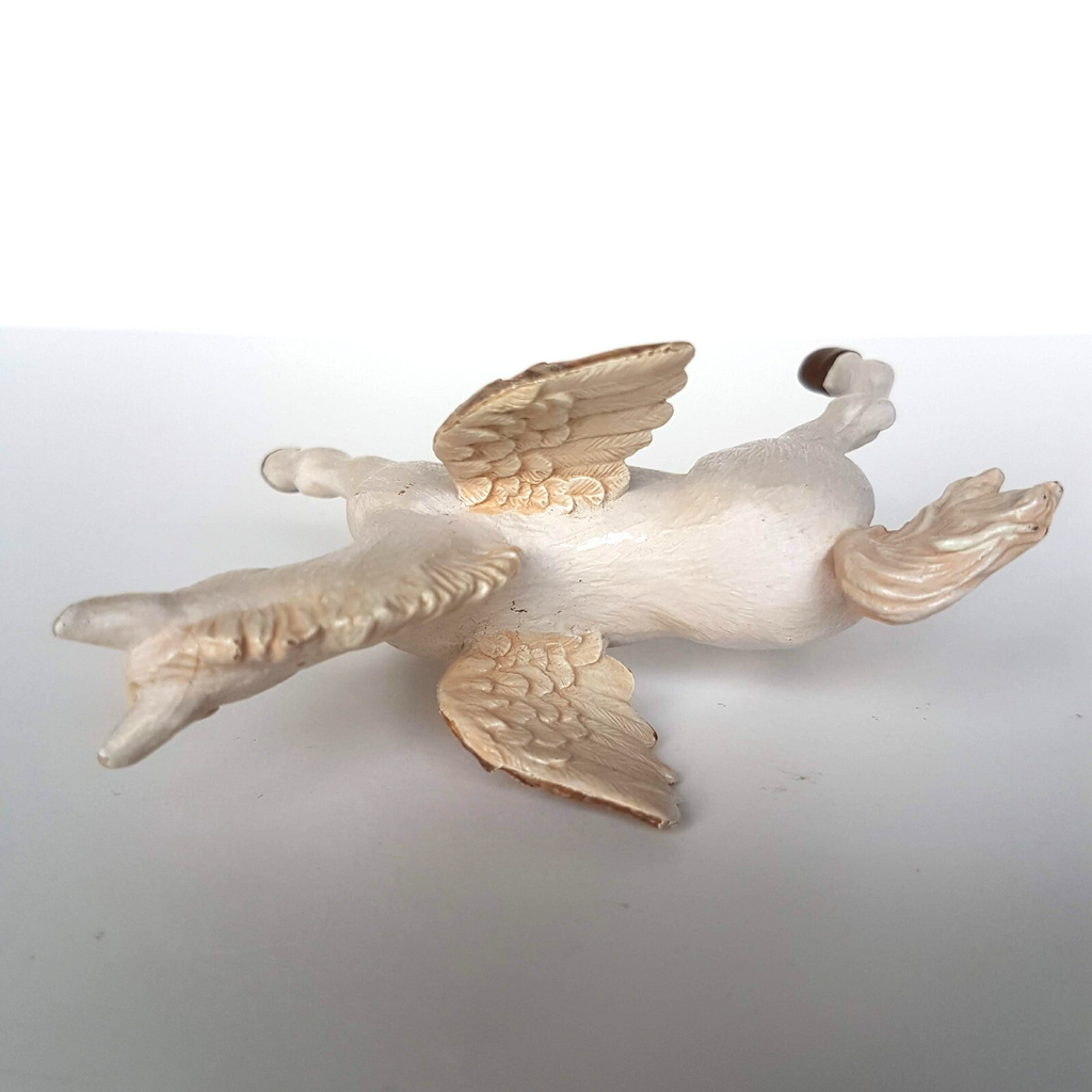 2011 PAPO BABY PEGASUS 9cm Magic Fantasy Horse Figure Figurine White Gold Toy #27