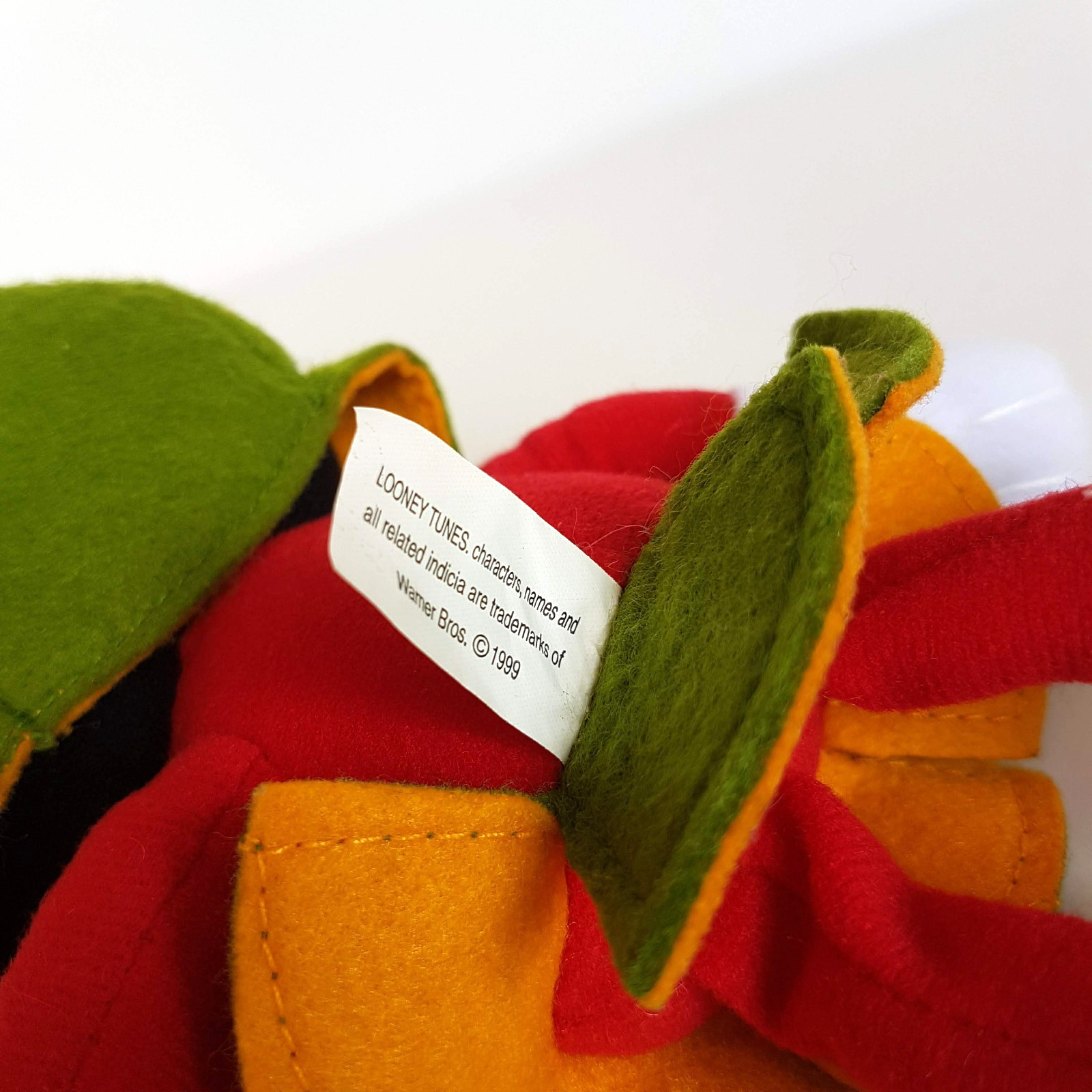 Vintage MARVIN THE MARTIAN Looney Tunes 29cm Plush 1999 Soft Toy Cartoon Toys7