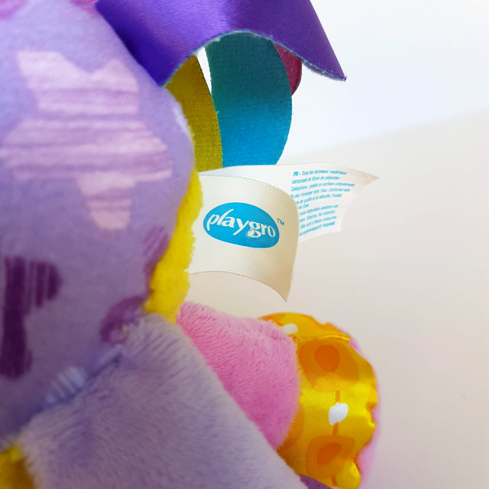 Playgro HAPPY UNICORN Clip On Pram Baby Activity Toy Plush Rattle Mirror Crinkle11