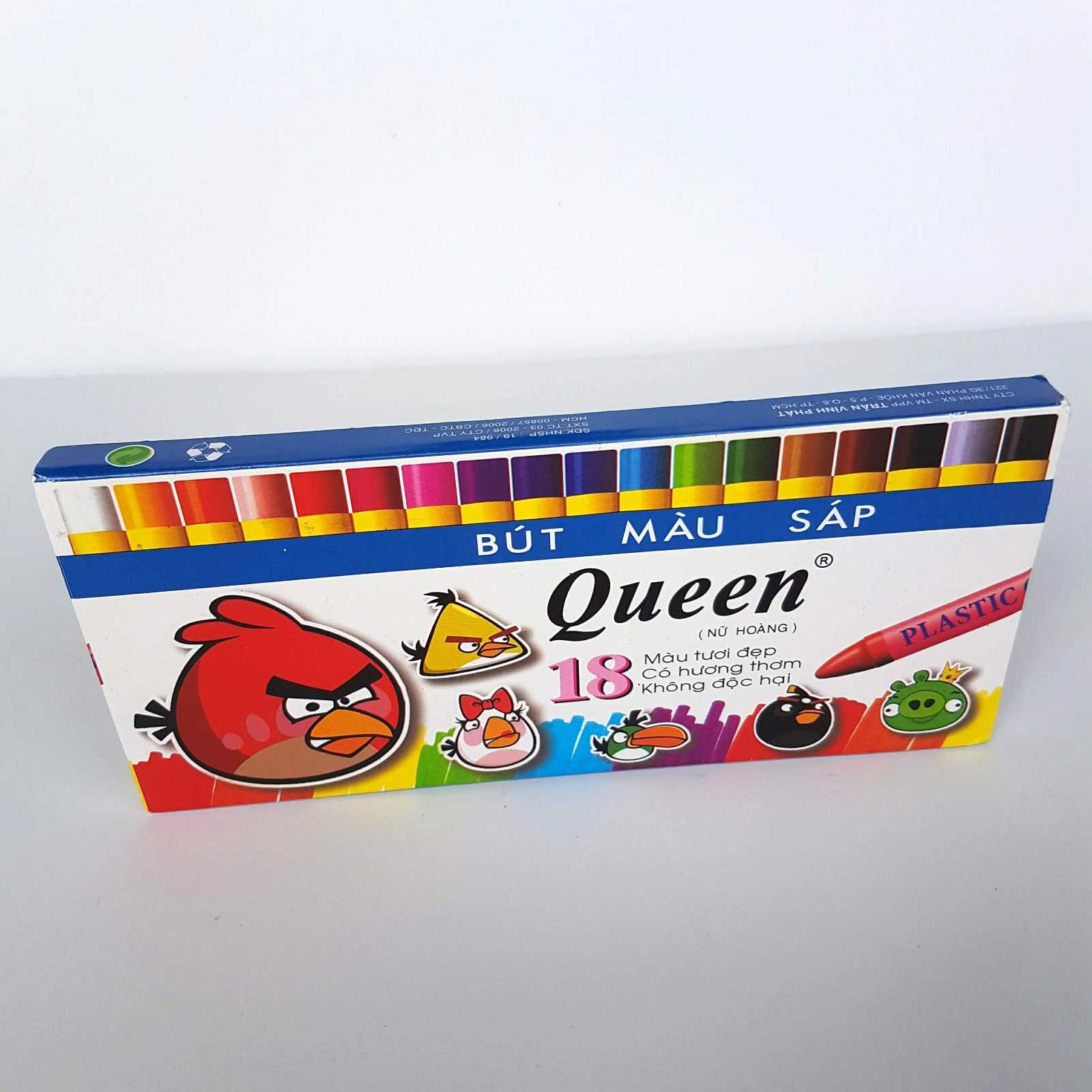 Angry Birds QUEEN CRAYON SET Collectible Merchandise Art Craft Supplies Coloring2