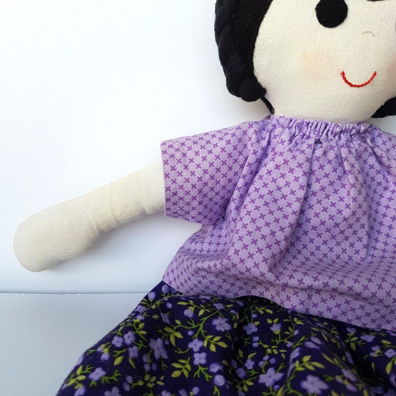 Handmade FRIDA KHALO INSPIRED Doll 41cm Mexican Fabric Artist Soft Toy Felting5