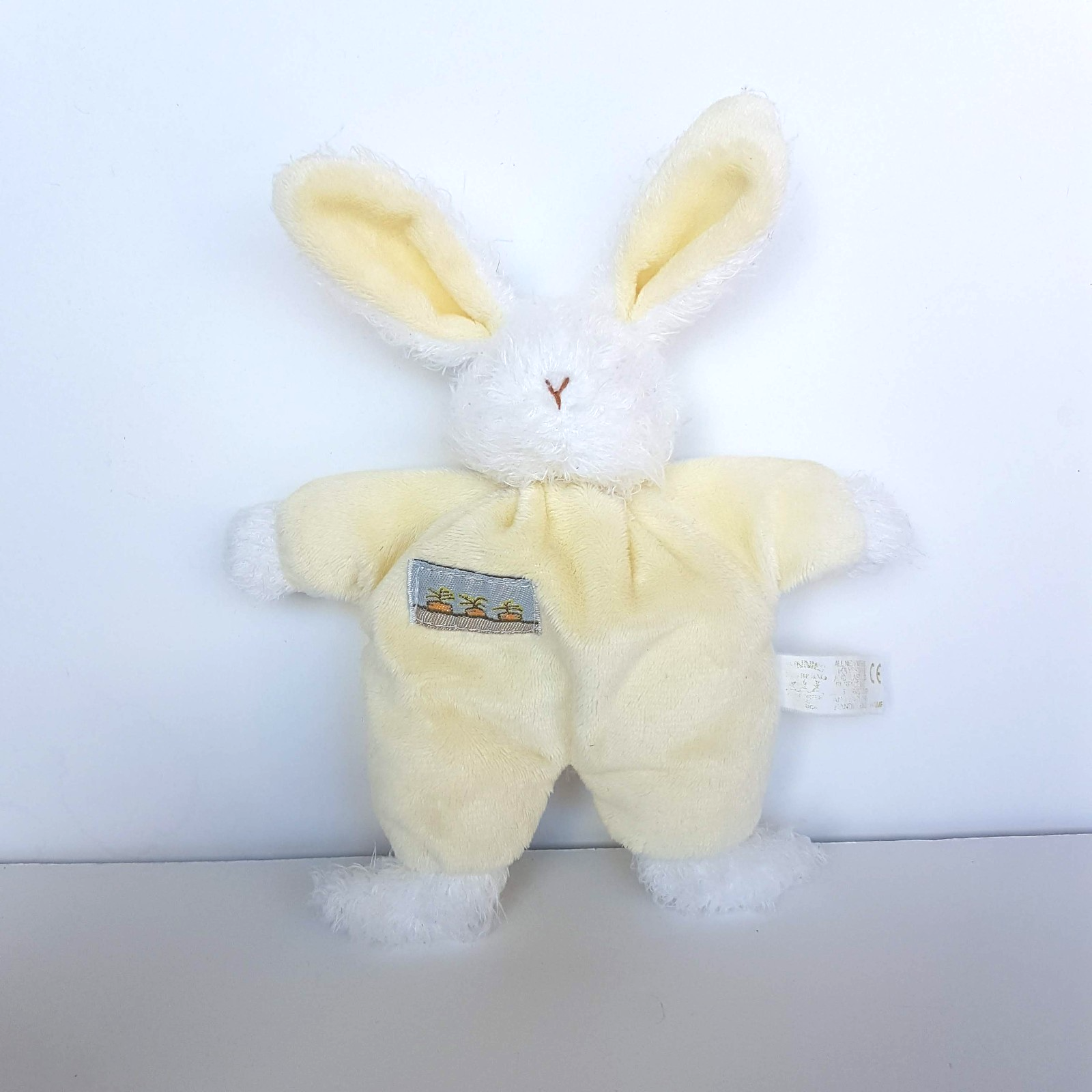 Bunnies By The Bay RABBIT RATTLE Plush Security Comforter Soft Toy Baby Play Toy1
