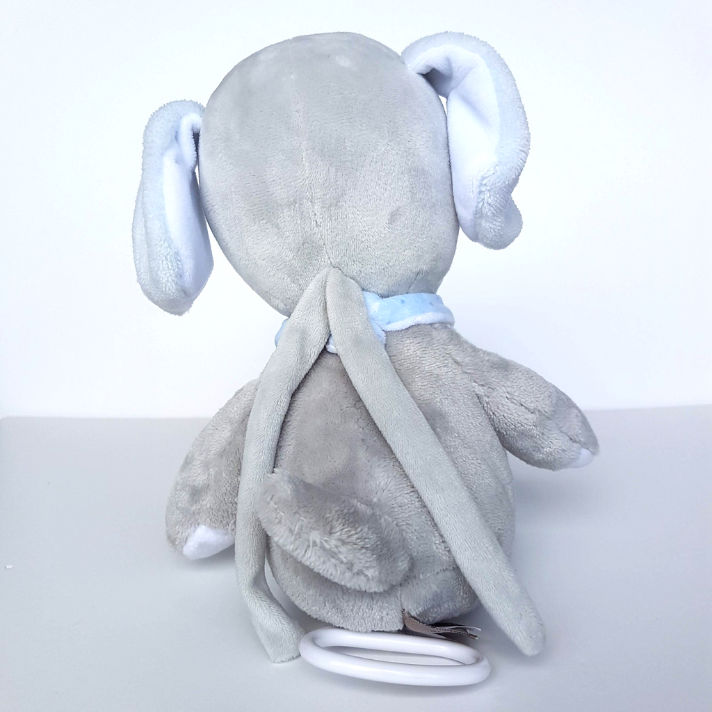 Nattou Plush DOG MUSIC BOX Lovey Comforter Sleep Stuffed Animal Soft Toy Blue3