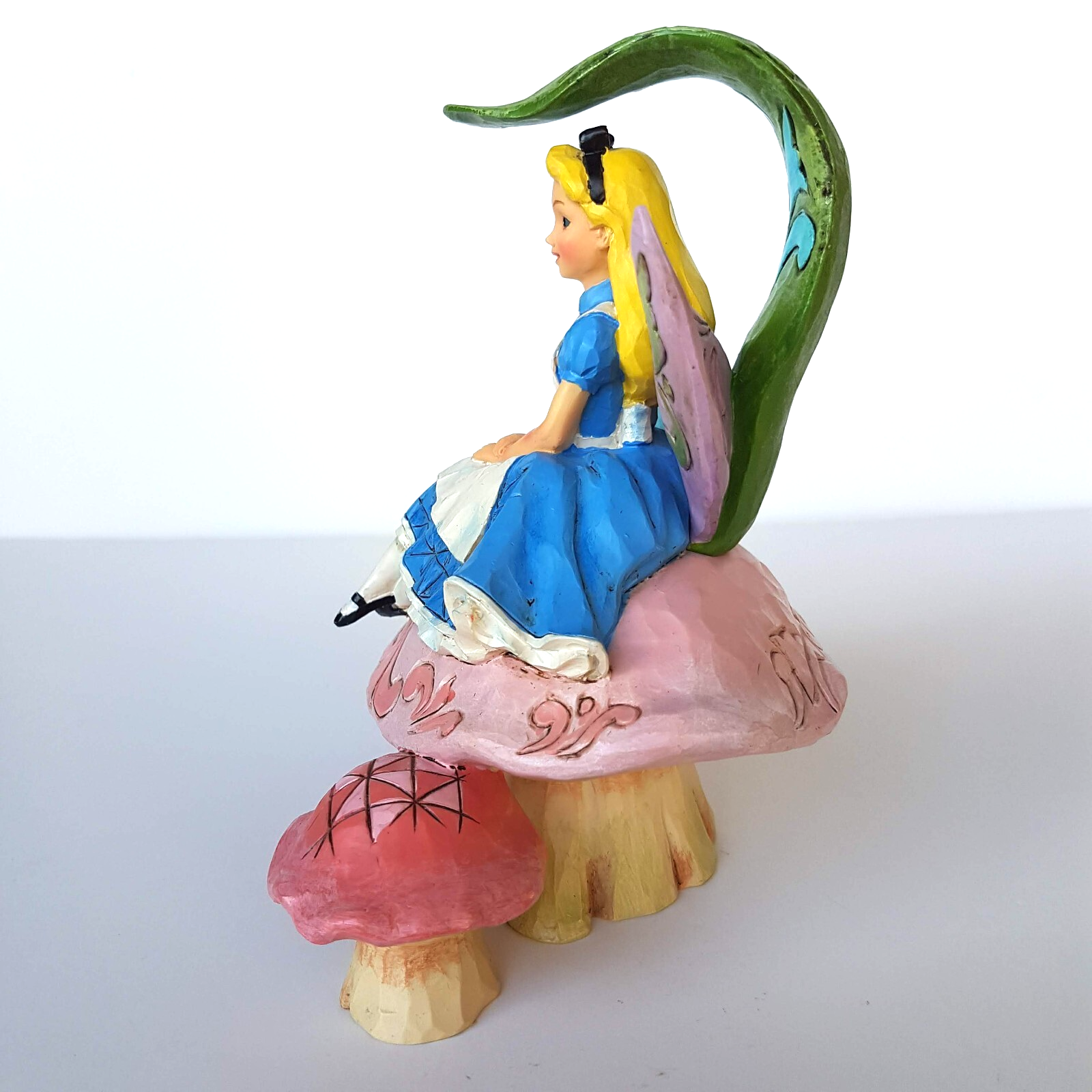 JIM SHORE Alice in Wonderland Changed So Much Statue Fairy Tale Disney Figurine6