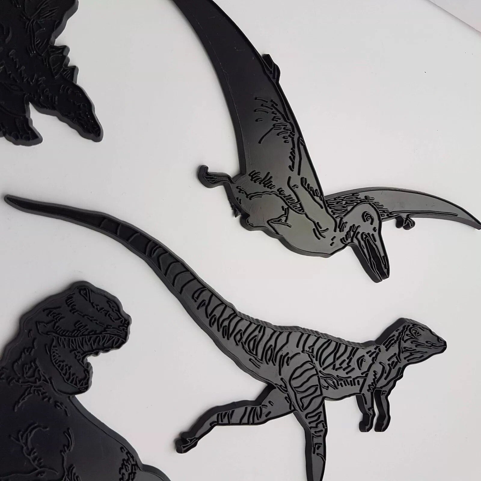 RARE 70s FRANK DOWN Dinosaur Drawing Templates Prehistoric Art Craft Supplies1