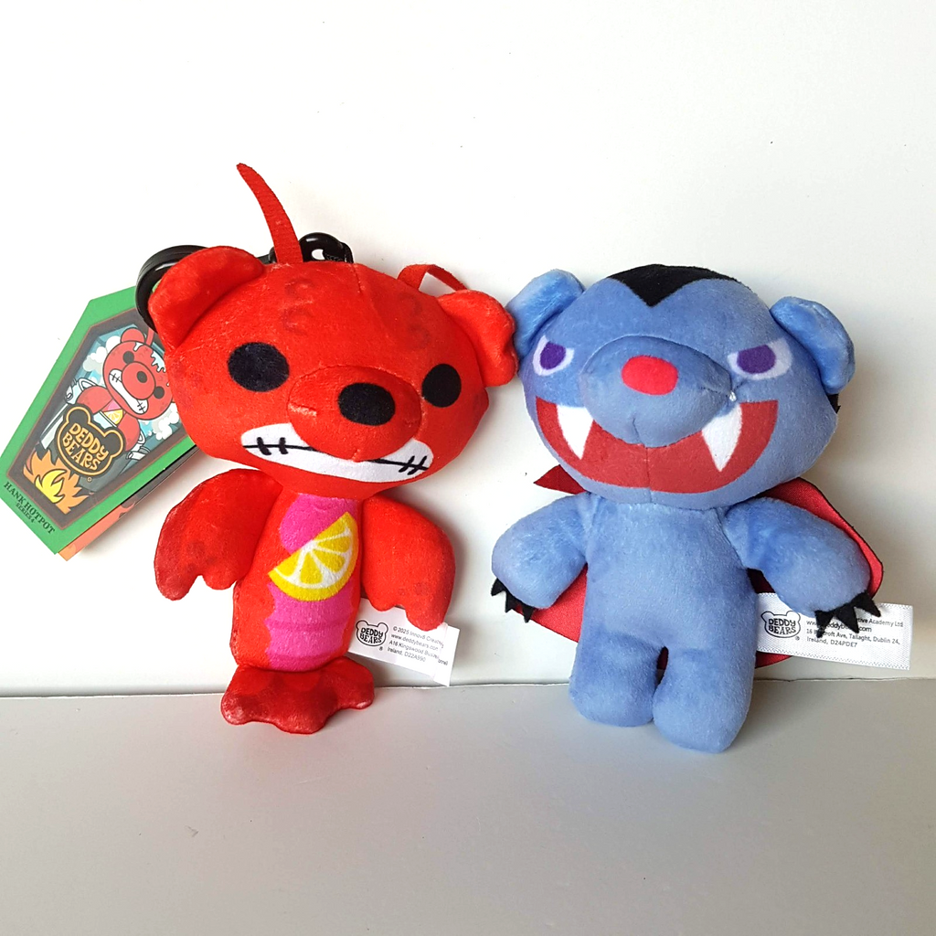 Deddy Bear VAMPBEAR + ROBLOX HANK HOTPOT Keyring Plush Stuffed Animal Scary Soft0