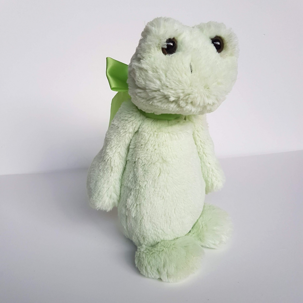 Bearington PASTEL GREEN FROG Stuffed Animal 27cm Reptile Soft Toy Cute Cuddly1