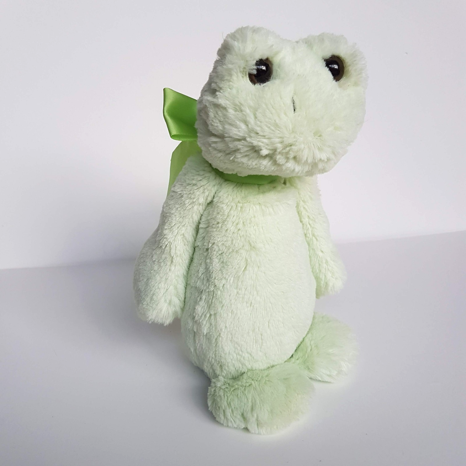 Bearington PASTEL GREEN FROG Stuffed Animal 27cm Reptile Soft Toy Cute Cuddly1